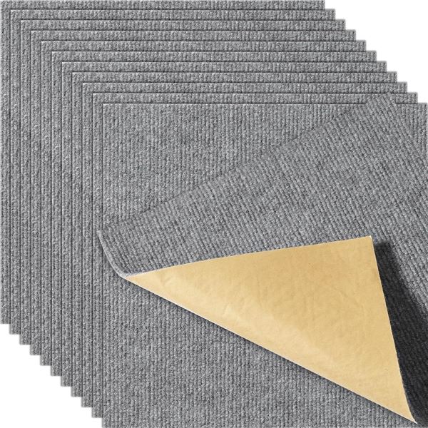 NEW PACK OF VEVOR PICK AND STICK CARPET TILES