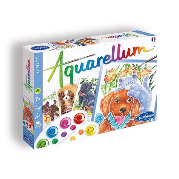 NEW AQUARELLUM JUNIOR CATS AND DOGS
