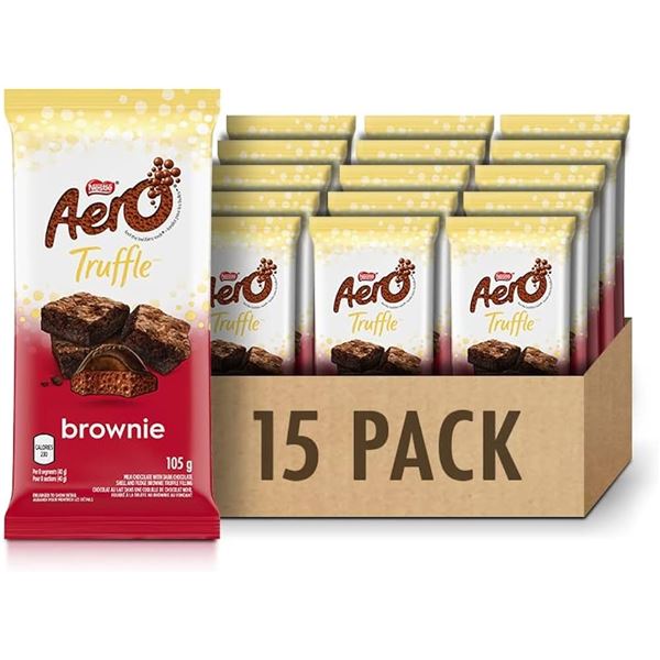 NEW 15 X 105G AERO TRUFFLE BROWNIE