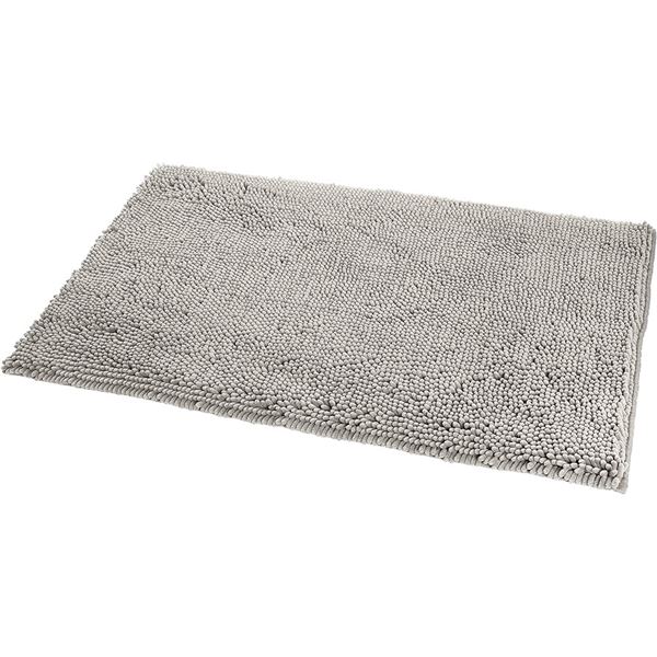 NEW AMAZON BASICS NON-SLIP MICROFIBER SHAG BATH RU