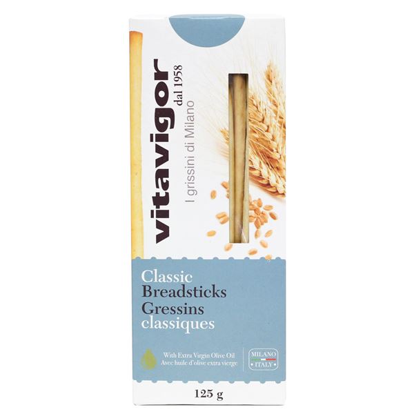 NEW 4 X 125G VITAVIGOR CLASSIC BREADSTICKS