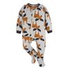 Image 1 : NEW GERBER FOOTIE ONESIE - MOOSE - SIZE 6-9M