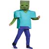 Image 1 : NEW MINECRAFT ZOMBIE CHILD COSTUME LARGE