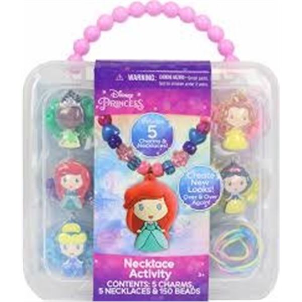 NEW DISNEY PRINCESS NECKLACE ACTIVITY 150 BEADS