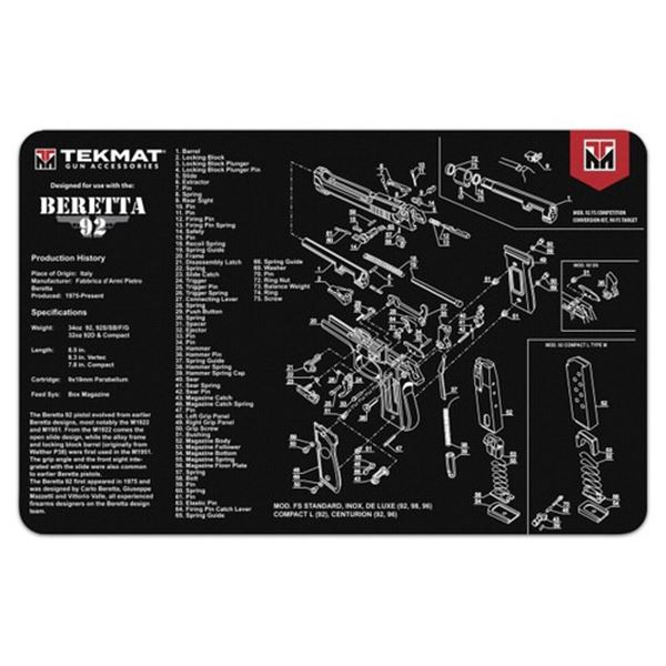 NEW TEKMAT GUN ACCESSORIES BERETTA 92