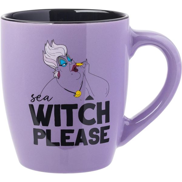 NEW SILVER BUFFALO DISNEY SEA WITCH PLEASE MUG