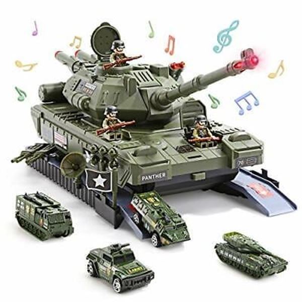 NEW WITH BOX CUTE STONE TANK MODELING 2-IN-1 TANK