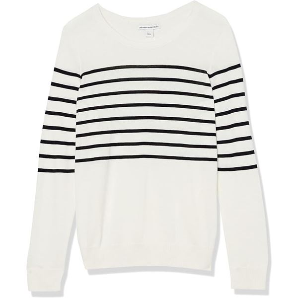 NEW AMAZON ESSENTIALS WOMENS LIGHTWEIGHT CREWNECK