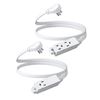 Image 1 : NEW 2 PACK JEWENWILS 3 FT EXTENSION CORD