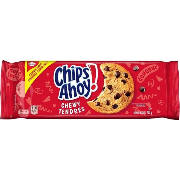 NEW 3 X 453G CHIPS AHOY! CHEWY