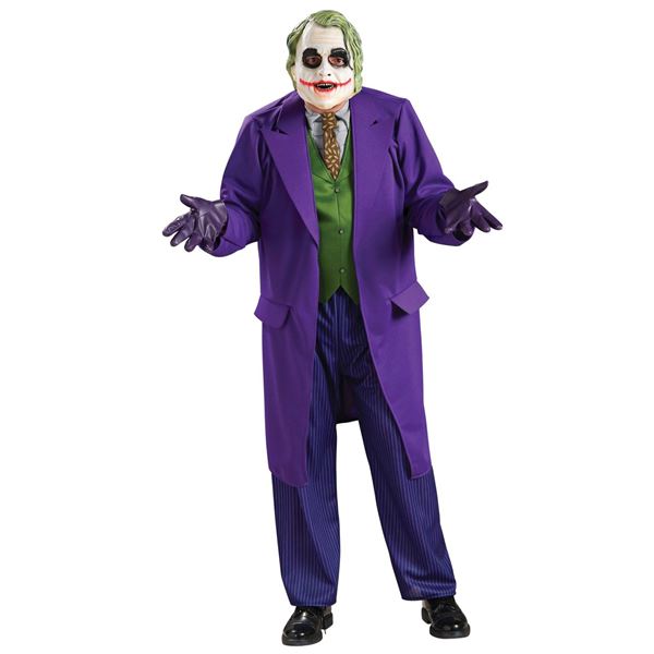 NEW THE DARK KNIGHT THE JOKER ADULT COSTUME