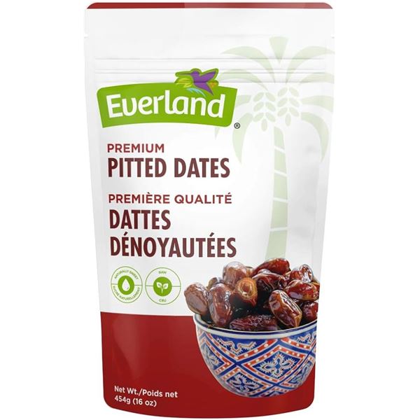 NEW 2 X 454G EVERLAND PITTED DATES