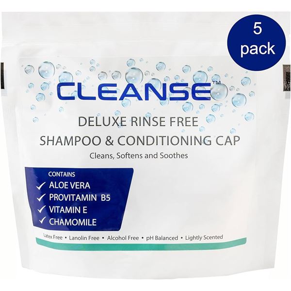 NEW CLEANSE RINSE FREE SHAMPOO CAP