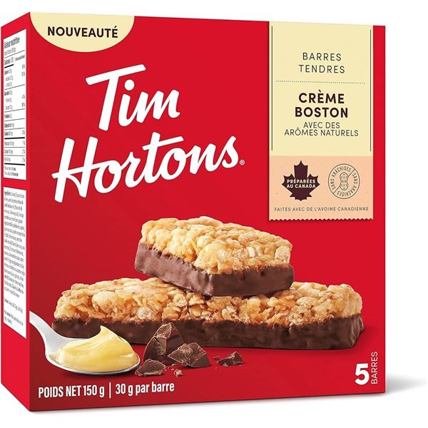 NEW 2 X 150G TIM HORTONS CHEWY GRANOLA BARS