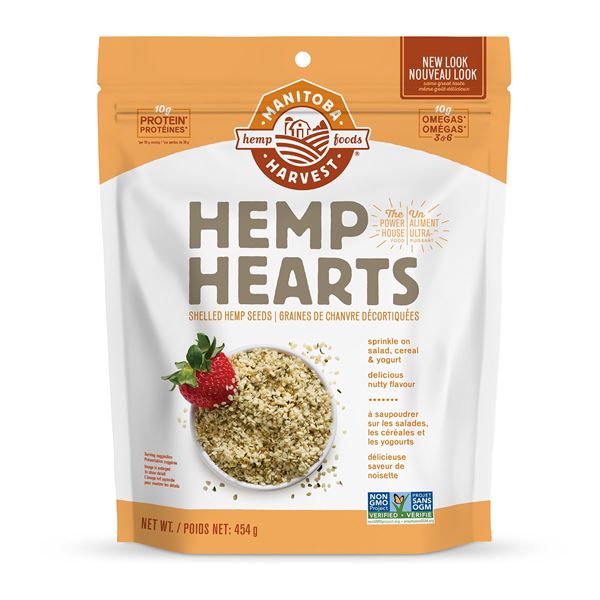 NEW 454G HEMP HEARTS