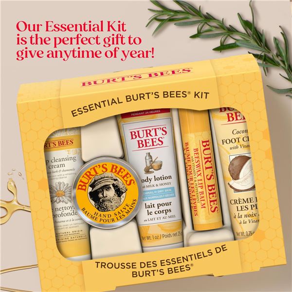NEW BURTS BEES ESSENTIAL BURTS BEES KIT
