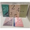 Image 1 : NEW 5 PACK MIXED COLOR 2024-2025 ACADEMIC PLANNER
