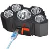 Image 4 : RECHARGEABLE 5 LED HEADLAMP: 4 MODES, WATERPROOF