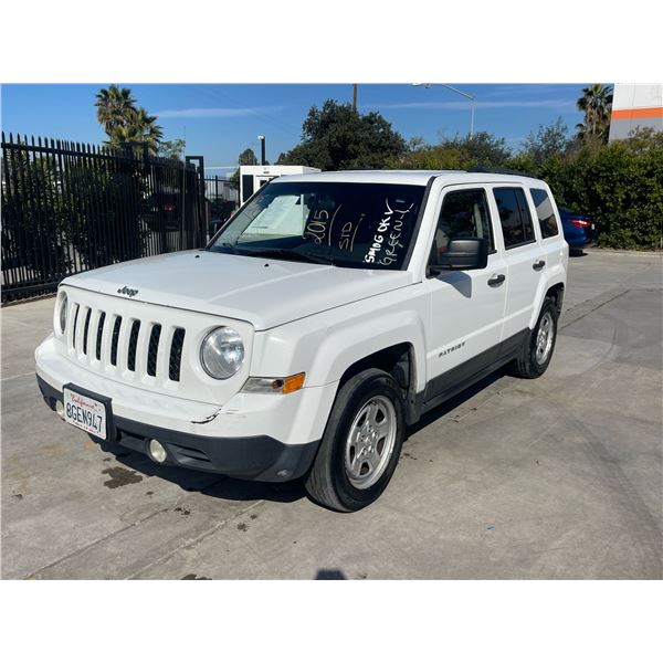 JEEP PATRIOT 2015 T-REPO-SMOG-2 DAYS
