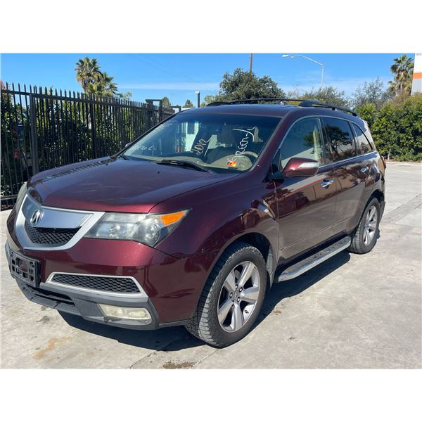 ACUR MDX 2012 O/S-WAIT/TITLE