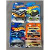 Image 2 : 4 Hotwheels and 1 Matchbox Die Cast Cars New in Package