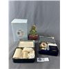 Image 1 : Vintage Lot with First Aid Kit & First Aid Travel Kit Tins and a New In Package Cherished Teddies Fi