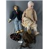 Image 1 : Vintage Doll Lot. Charlie Chaplin and Another Doll with Wig and Hat