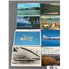 Image 2 : 11 Vintage Transportation Postcards Ships, Planes Etc