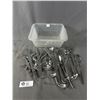 Image 1 : Basket of Older Cutlery/Flatware Some Vintage Ikea