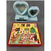 Image 1 : 2 Hearts Music Box and a Christmas Themed Box