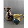 Image 3 : Lot of Home Décor - Shower Curtain, Pottery Jugs, Food Steamer & More