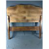 Image 3 : Vintage Wood Twin Sized Foot & Head Board. NO SHIPPING Approx. 41" x 41"