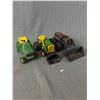 Image 2 : Vintage Die Cast Tractor Toys, Pen/Pencils, Reproduction Stanely Cup Ring & Bench Mark Hammer