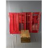 Image 1 : Vintage Pair Of Wood Shutters & Empty Vintage "METCO" Box. NO SHIPPING