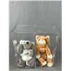 Image 2 : Lot of Vitnage Collectible Beanie Babies. In Cases with Tags