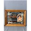 Image 2 : Lot of 2 Coca Cola Mirrors and a Harley Davidson Motorcyle On Wood