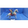 Image 1 : Vintage Lone Ranger on Silver tin toy 8" long