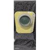 Image 1 : Vintage ship's porthole mounted in aluminum panel 24"x20" overall