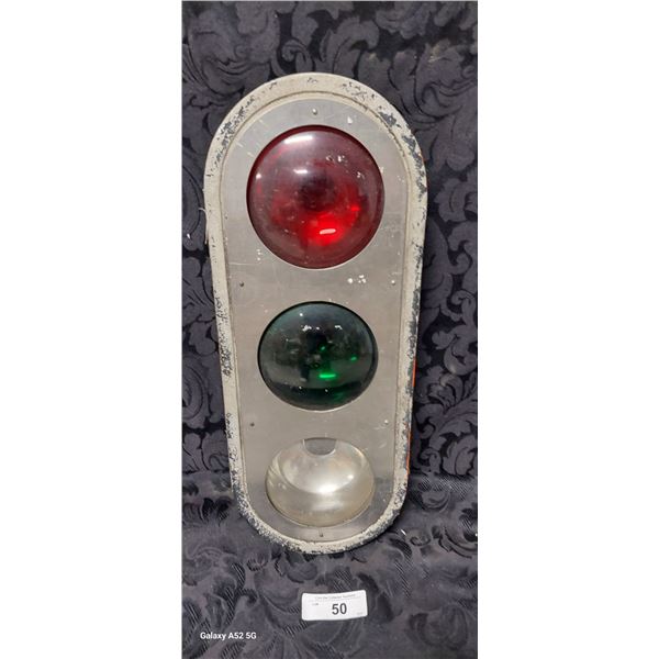 Vintage drag strip Christmas tree light 19" tall
