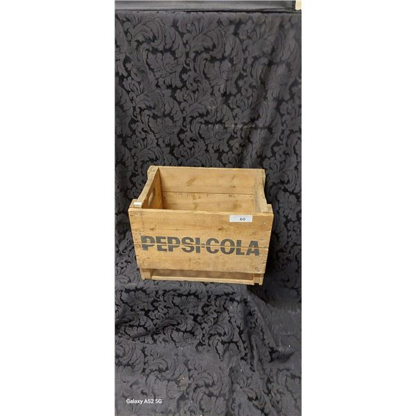 Vintage Pepsi wooden crate