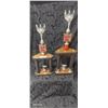 Image 1 : Pair of vintage car trophies 1986, 28" & 23"  tall