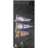 Image 1 : 3 vintage pennants, Los Angeles, Kansas City & Cleveland