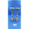 Image 2 : Nice pair of brass candle holders 12"