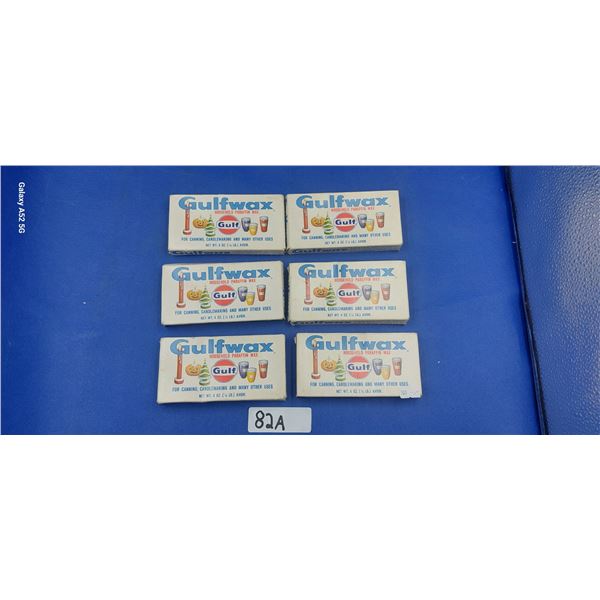 Set of 6 Gulfwax NOS in packages