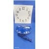 Image 1 : Vintage Prestone antifreeze clock and clock decal, clock 10" decal 12"