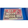Image 1 : Repro Red Indian 2 sided metal sign 17" x 11"