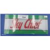 Image 1 : Vintage glass Sky Chief gas pump plaque 10" x 5"