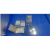 Image 2 : 4 vintage metal cigarette cases, 1 is nude girl hologram