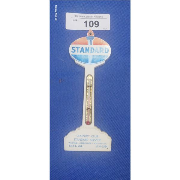 Vintage Standard Oil thermometer