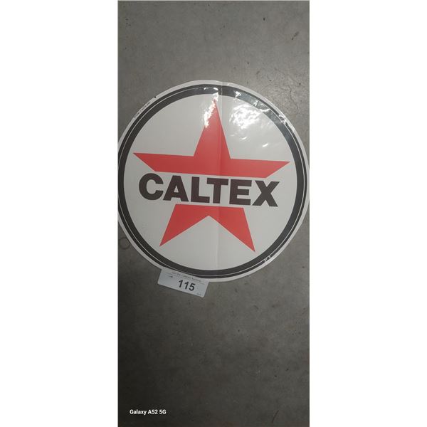 Vintage Caltex decal 10"